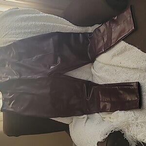 SPANX Women's Straight Leg Pants - Dark Purple